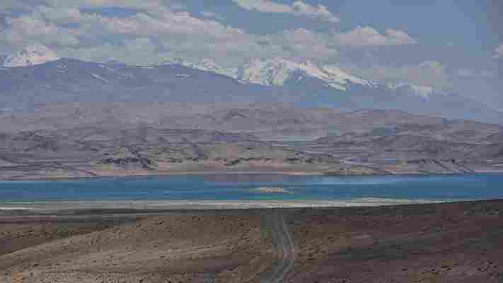 Asia’s ‘dead’ lake where boats can’t float