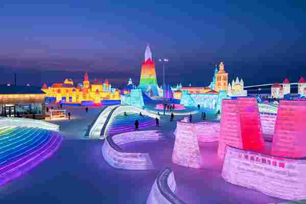 China's incredible Harbin Snow and Ice Festival is a kaleidoscopic celebration of winter