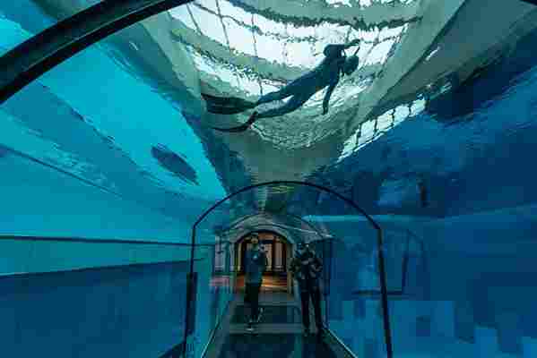 The ‘world’s deepest diving pool’ has opened in Poland